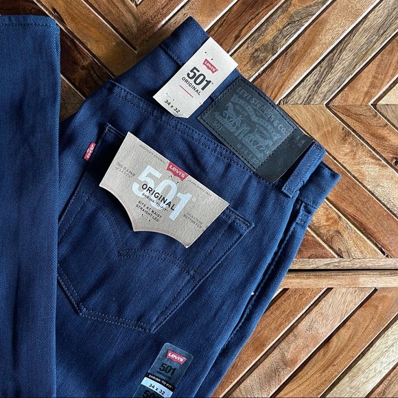 Levi's Other - Levi’s 501 Original Jeans Cobalt Blue 1662